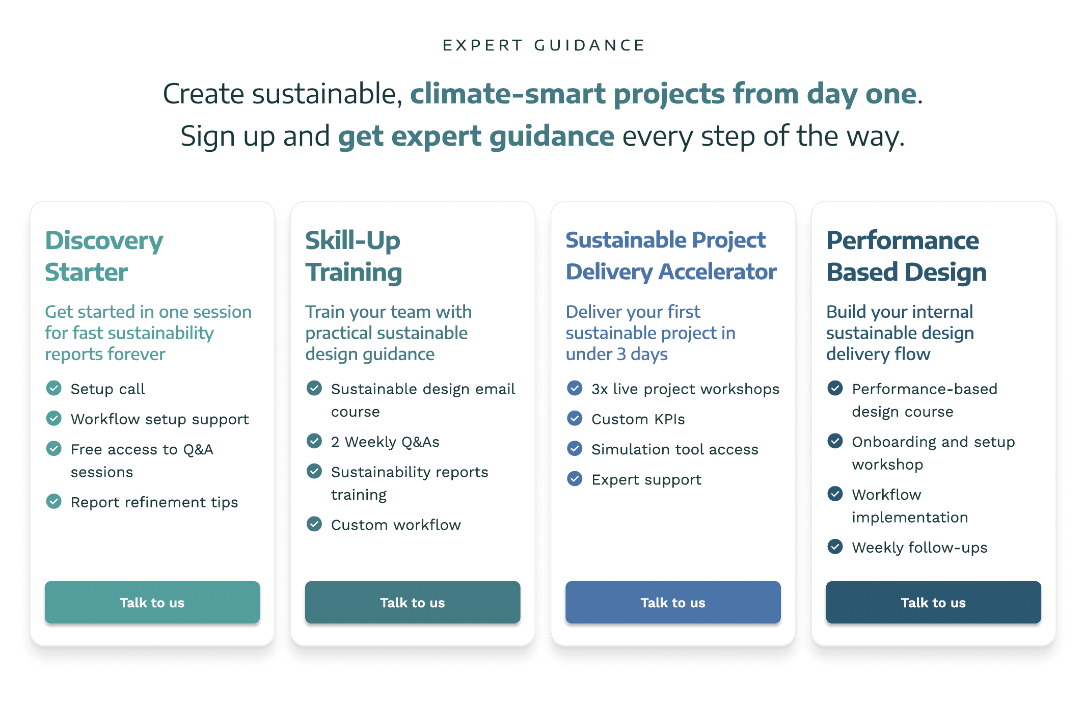 Landing page — non-technical audience